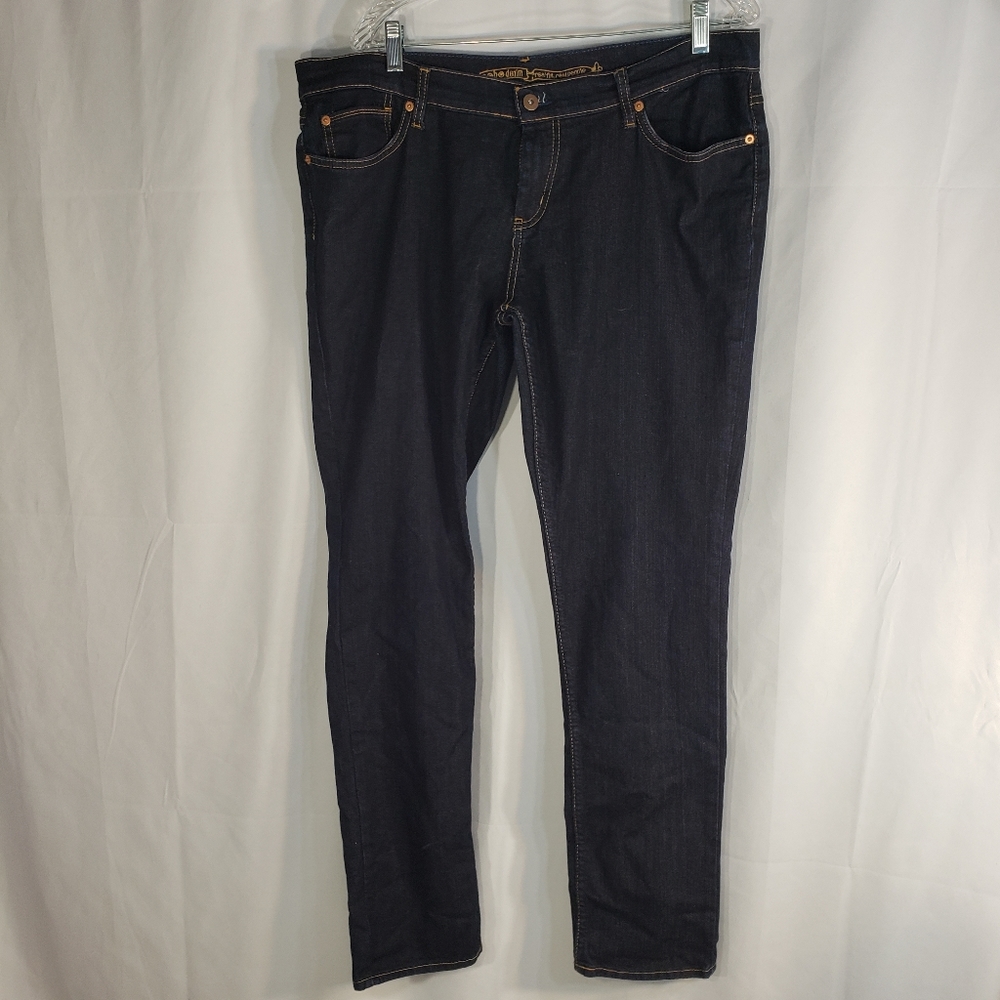 NOBO Denim Blue Straight Leg Five Pocket Jeans Size 17 Tall